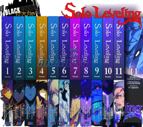Solo leveling set manga - leveling,